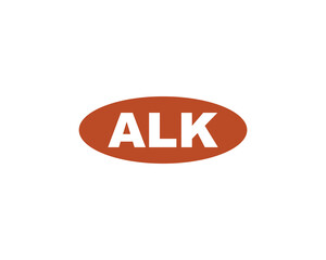 ALK Logo design vector template