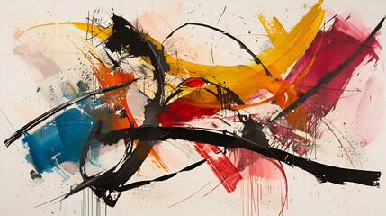  line Abstract Expressionism