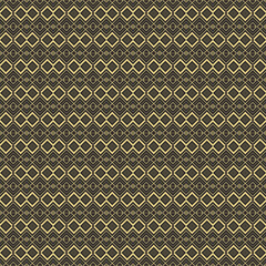 Elegant seamless black-gold pattern. Fabric print. Seamless background, mosaic ornament, ethnic style. Design for prints on fabrics, textile, surface, paper, wallpaper, interior, patchwork, wrapping.&nbsp;