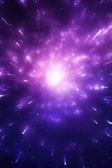 Fototapeta premium Purple Cosmic Burst