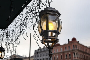 old street lamp