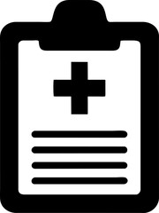 Clipboard images are symbols commonly used for medical records.