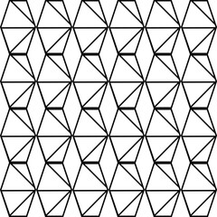 Mosaico con geometr&iacute;a de dise&ntilde;o para azulejo o papel pintado. Patr&oacute;n con textura de moda para impresi&oacute;n negro y blanco.