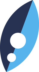 Geometric Floral Leaf