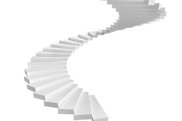 spiral staircase, transparent background