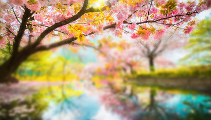 桜　日本の春　4月　Generative AI