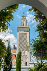 Fototapeta na wymiar The Grande Mosquee de Paris