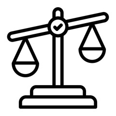 Ethics Vector Line Icon