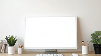 blank computer screen