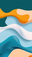 abstract background with paper cut shapes. design layout for business presentations, flyers, posters and invitations