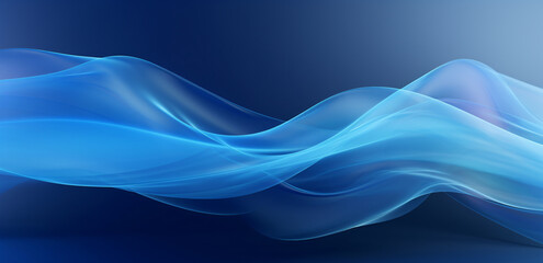 Fototapeta premium an abstract blue wave background, in the style of dynamic color contrasts, smokey background, elegant abstraction