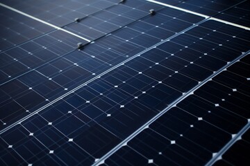 Solar panel background closeup Generative Ai
