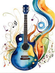 guitar and music