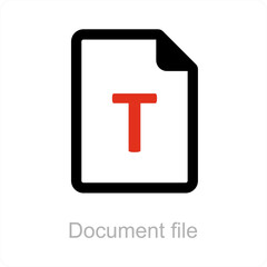 Fototapeta premium document file and paper icon concept