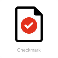 checkmark and accept icon concept