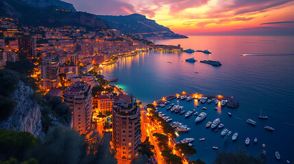 great view at sunset