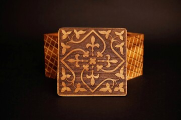 The wooden texture coaster palette.