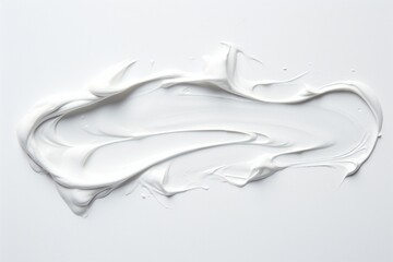 White sealant on a white background Generative Ai