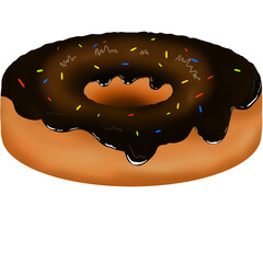 chocolate cake donut01