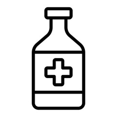 Fototapeta premium Medicine Bottle Icon