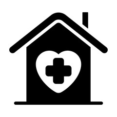 Obraz premium Home Healthcare Icon