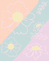 Obraz premium seamless background with flowers