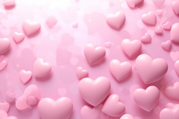 ハート　背景　イラスト