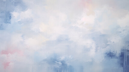 clouds sky, paint art canvas, surface light copy space abstract background blue and white
