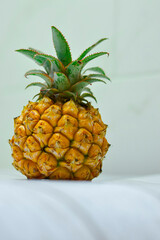 Little exotic pineapple.Close-up.