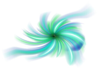 Neon Lens Flare Swirl