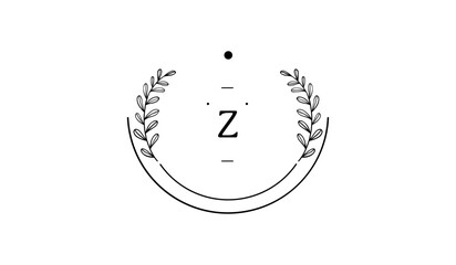 Luxury Circular Floral Alphabetical Logo