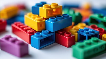colorful toy blocks