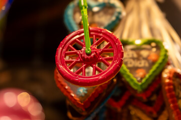 colorful plastic toy for christmas