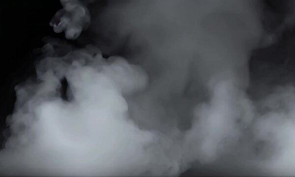 Motion video smoke background, 4k video.