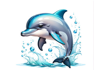 dolphin jumping out of water