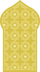 Arabic Window Pattern