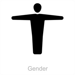 gender and Symbol icon concept