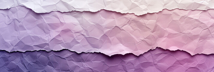 Abstract purple gradient background of crumpled paper texture for creative designs and backgrounds
