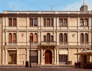 Fototapeta na wymiar Rimini's Architectural Gem: A Stunning Building in Italy