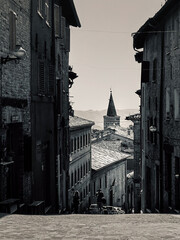 Timeless Urbino: A Monochrome Glimpse of History