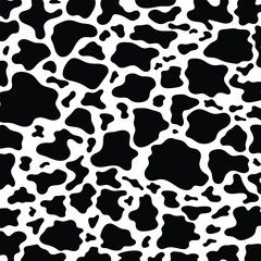 Cow print pattern animal seamless. Cow skin abstract for printing, cutting and crafts Ideal for mugs, stickers, stencils, web, cover. Home decorate and more.