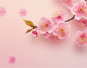 春のピンク背景10