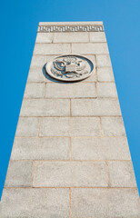 Monument at Cowpens National Battlefield Park, in South Carolina, Major Battlefield of the American Revolutionary War