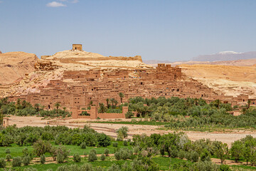 View of the old city of Ait ben Haddou, Morocco