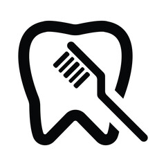 Dental brash icon