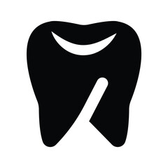 Dental tooth icon