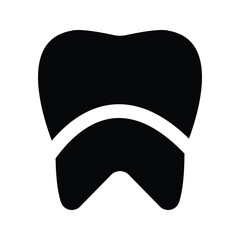 Dental tooth icon