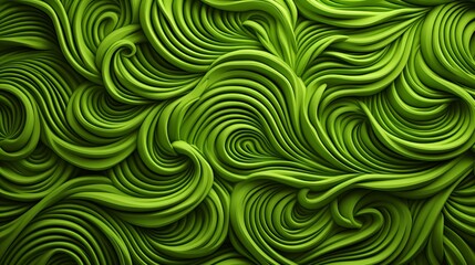Intricate green celtic patterns background design for art and decoration purposes - obrazy, fototapety, plakaty