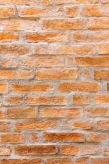 Background of brick wall texture for interior or exterior design and decoration.