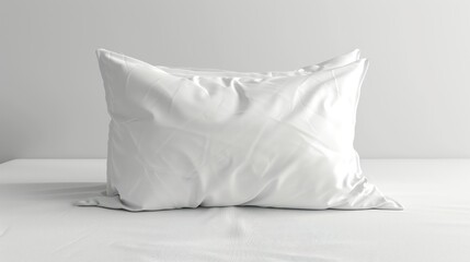 white pillows on the white background